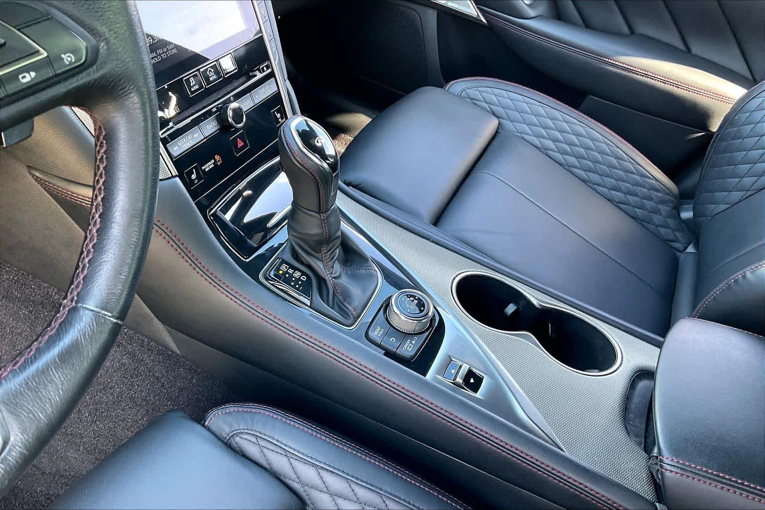 2018 INFINITI Q50 RED SPORT 400 Midnight Black at Mac Haik Ford