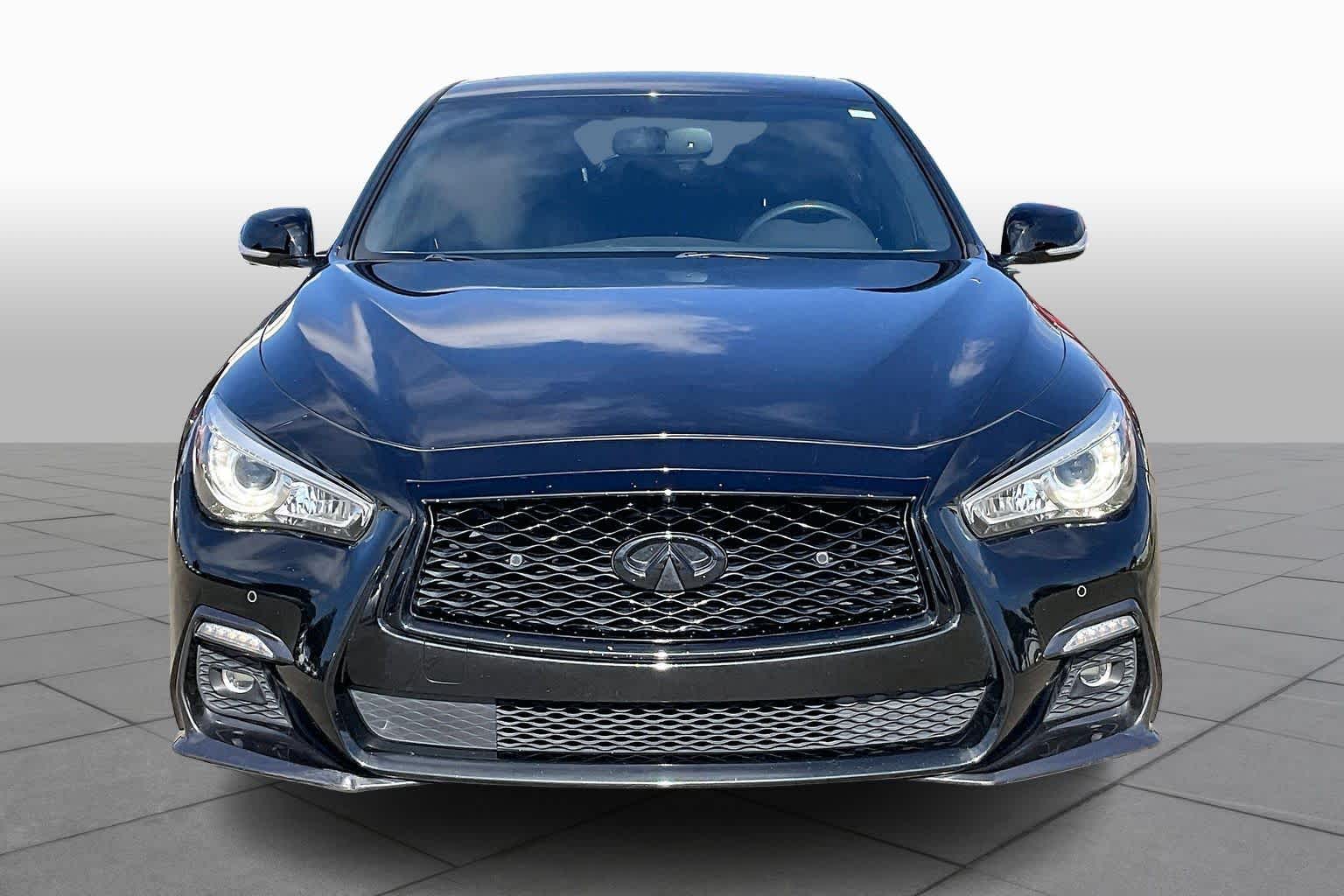 2018 INFINITI Q50 RED SPORT 400 Midnight Black at Mac Haik Ford