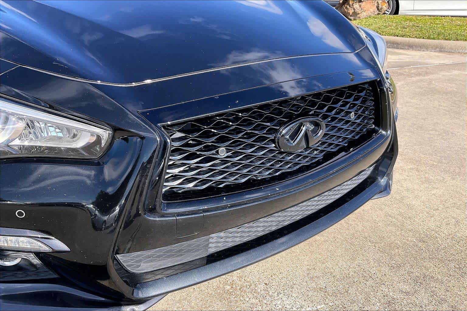 2018 INFINITI Q50 RED SPORT 400 Midnight Black at Mac Haik Ford