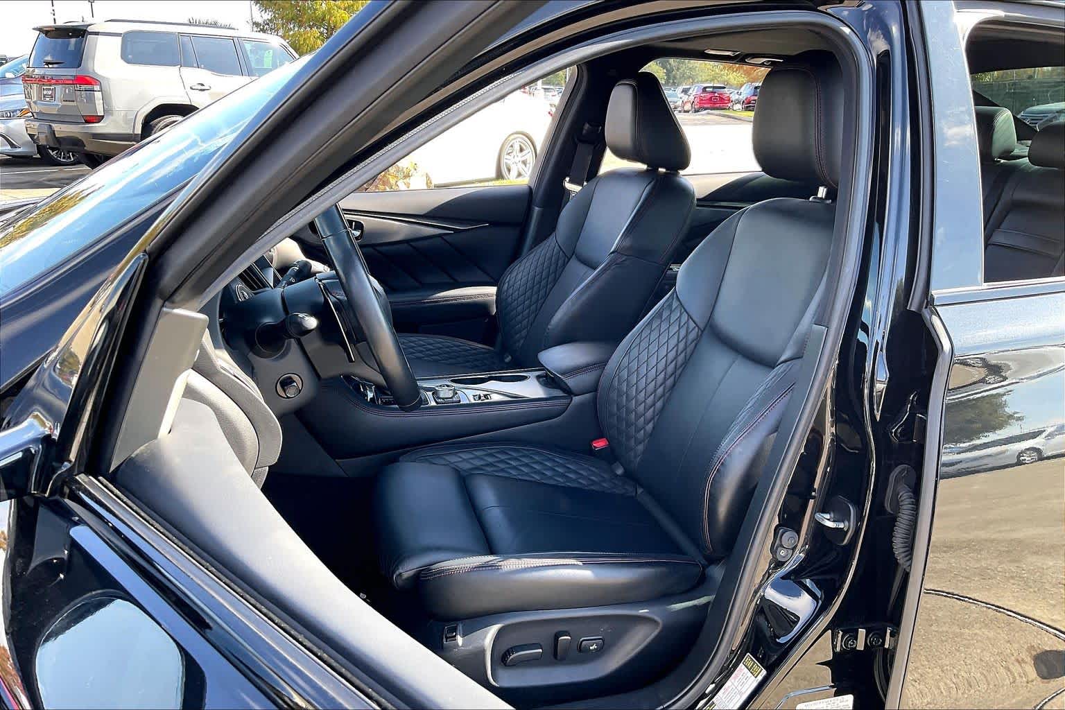 2018 INFINITI Q50 RED SPORT 400 Midnight Black at Mac Haik Ford