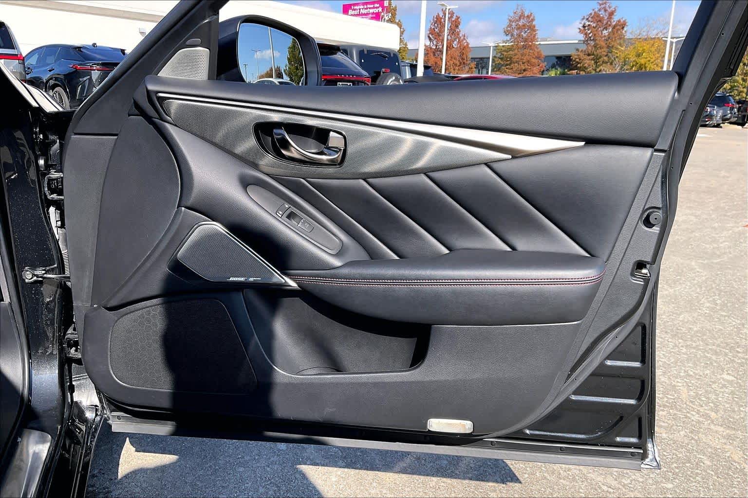 2018 INFINITI Q50 RED SPORT 400 Midnight Black at Mac Haik Ford