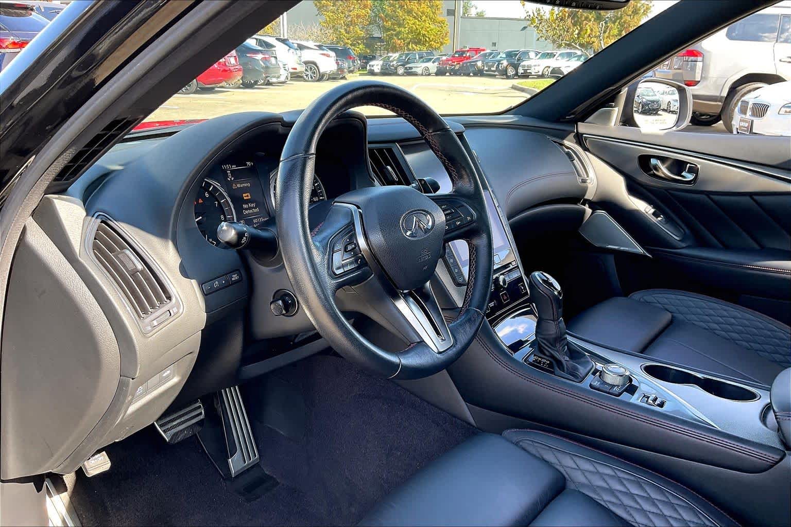 2018 INFINITI Q50 RED SPORT 400 Midnight Black at Mac Haik Ford