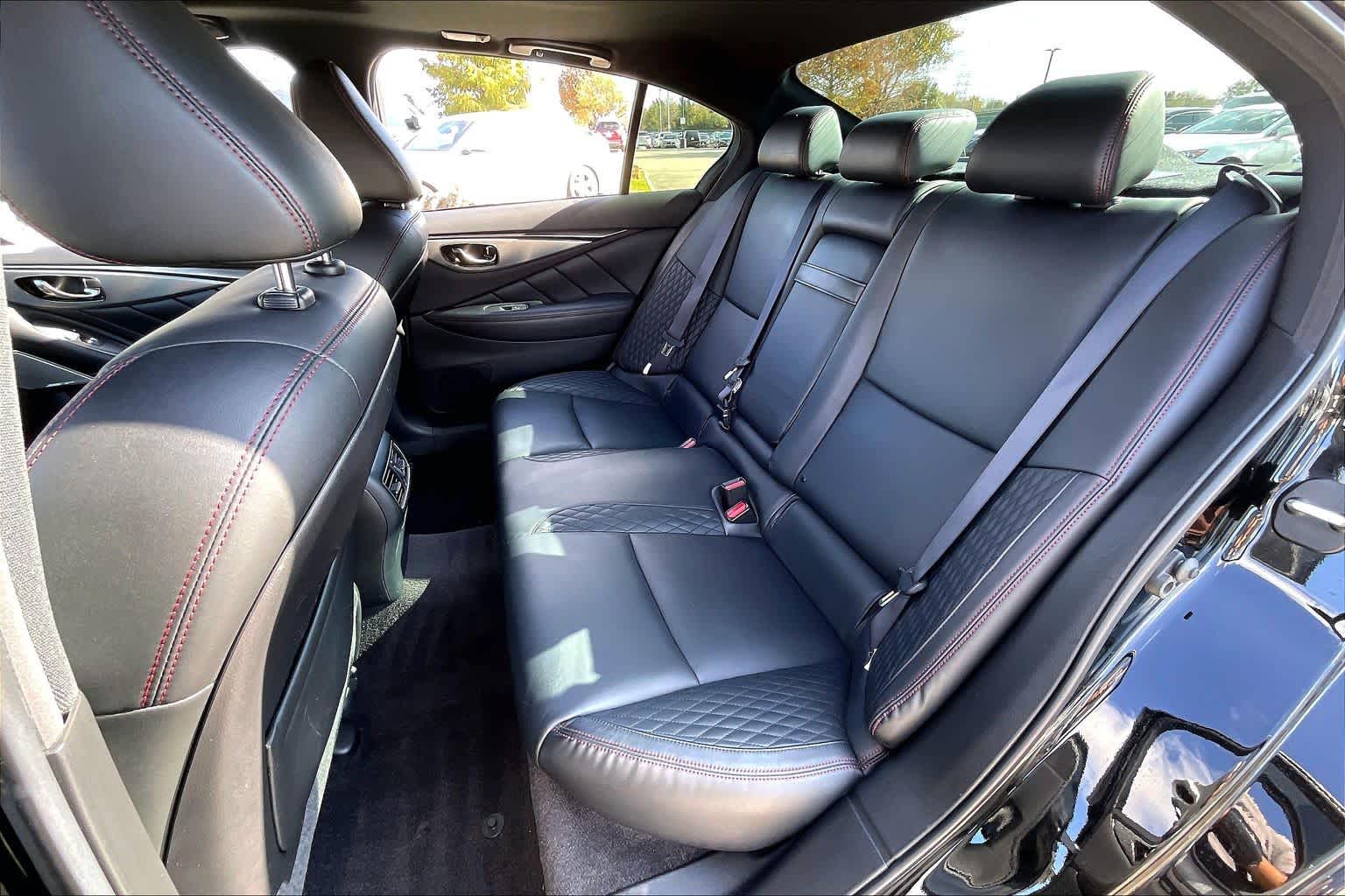 2018 INFINITI Q50 RED SPORT 400 Midnight Black at Mac Haik Ford