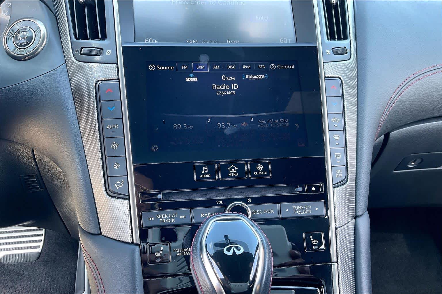 2018 INFINITI Q50 RED SPORT 400 Midnight Black at Mac Haik Ford