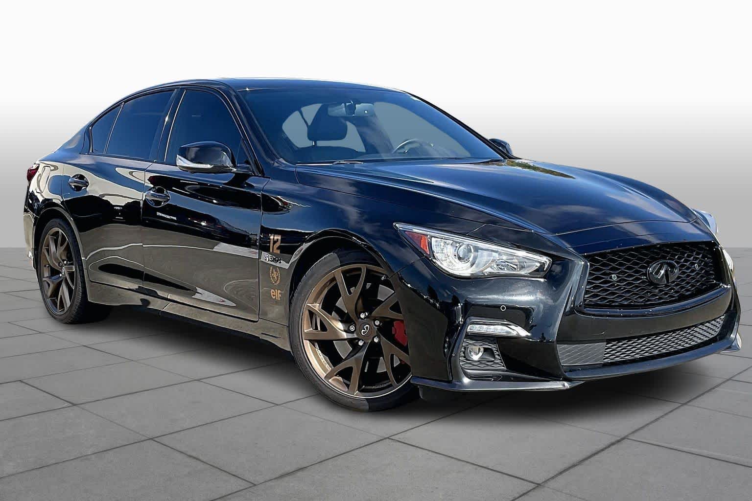 2018 INFINITI Q50 RED SPORT 400 Midnight Black at Mac Haik Ford