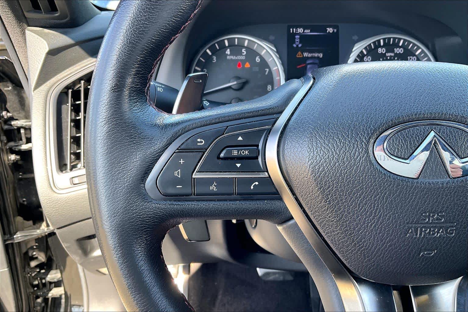 2018 INFINITI Q50 RED SPORT 400 Midnight Black at Mac Haik Ford