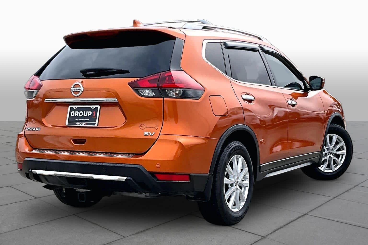 2020 Nissan Rogue SV Monarch Orange Metallic at HGreg Houston