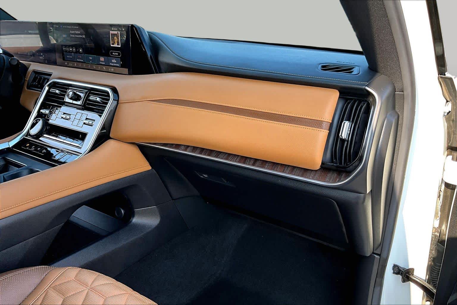 2025 Nissan Armada Platinum Reserve Everest White Pearl Tricoat at Sterling McCall Nissan