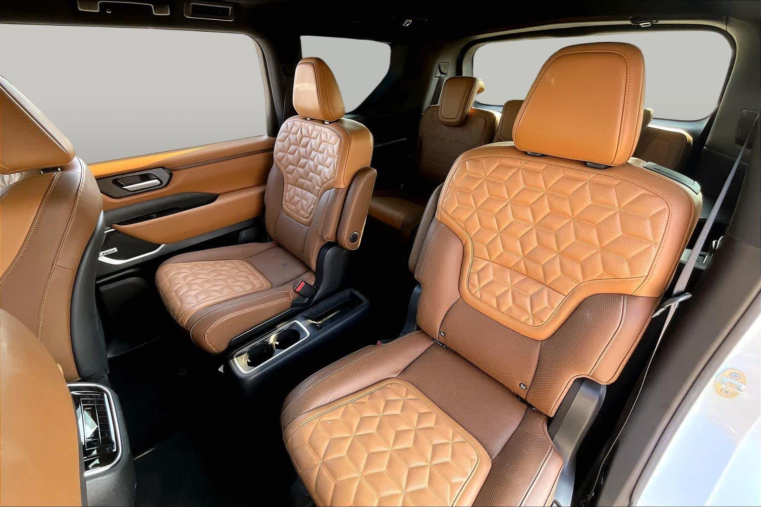 2025 Nissan Armada Platinum Reserve Everest White Pearl Tricoat at Sterling McCall Nissan