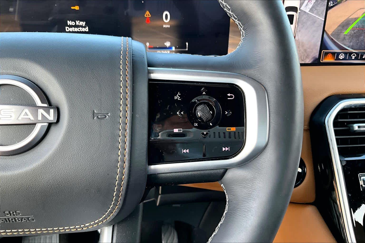 2025 Nissan Armada Platinum Reserve Everest White Pearl Tricoat at Sterling McCall Nissan