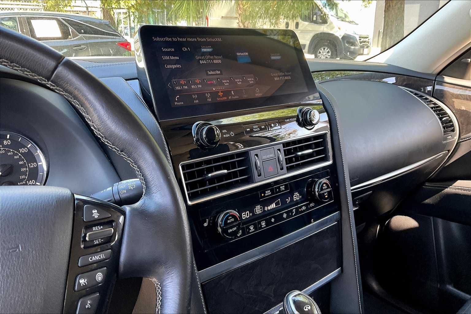 2022 INFINITI QX80 LUXE Black Obsidian at AutoNation USA Katy
