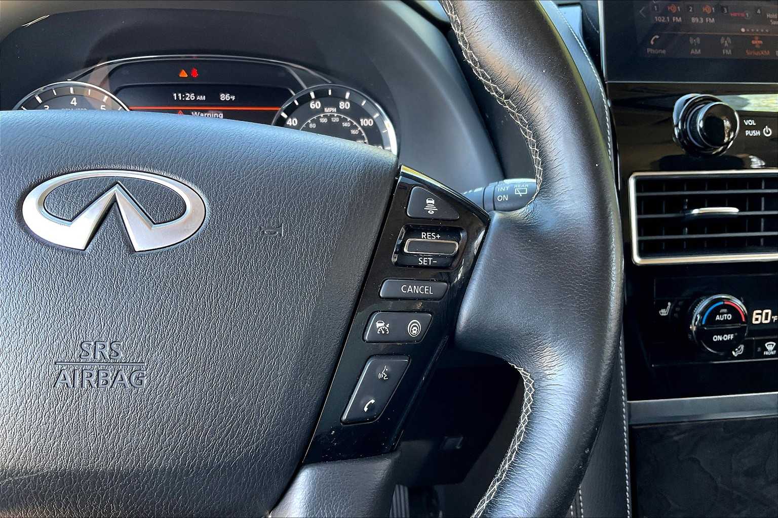 2022 INFINITI QX80 LUXE Black Obsidian at AutoNation USA Katy