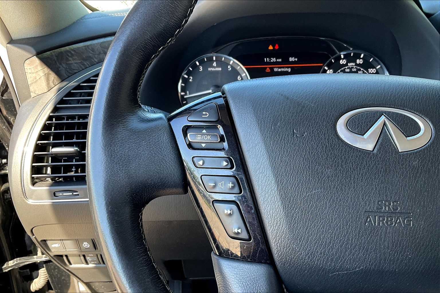 2022 INFINITI QX80 LUXE Black Obsidian at AutoNation USA Katy