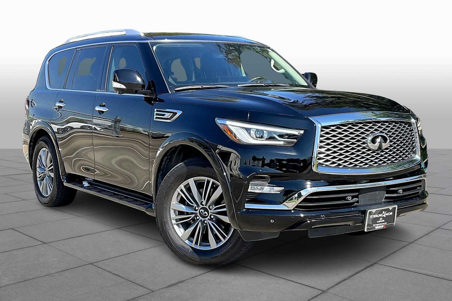 2022 INFINITI QX80 LUXE Black Obsidian at AutoNation USA Katy