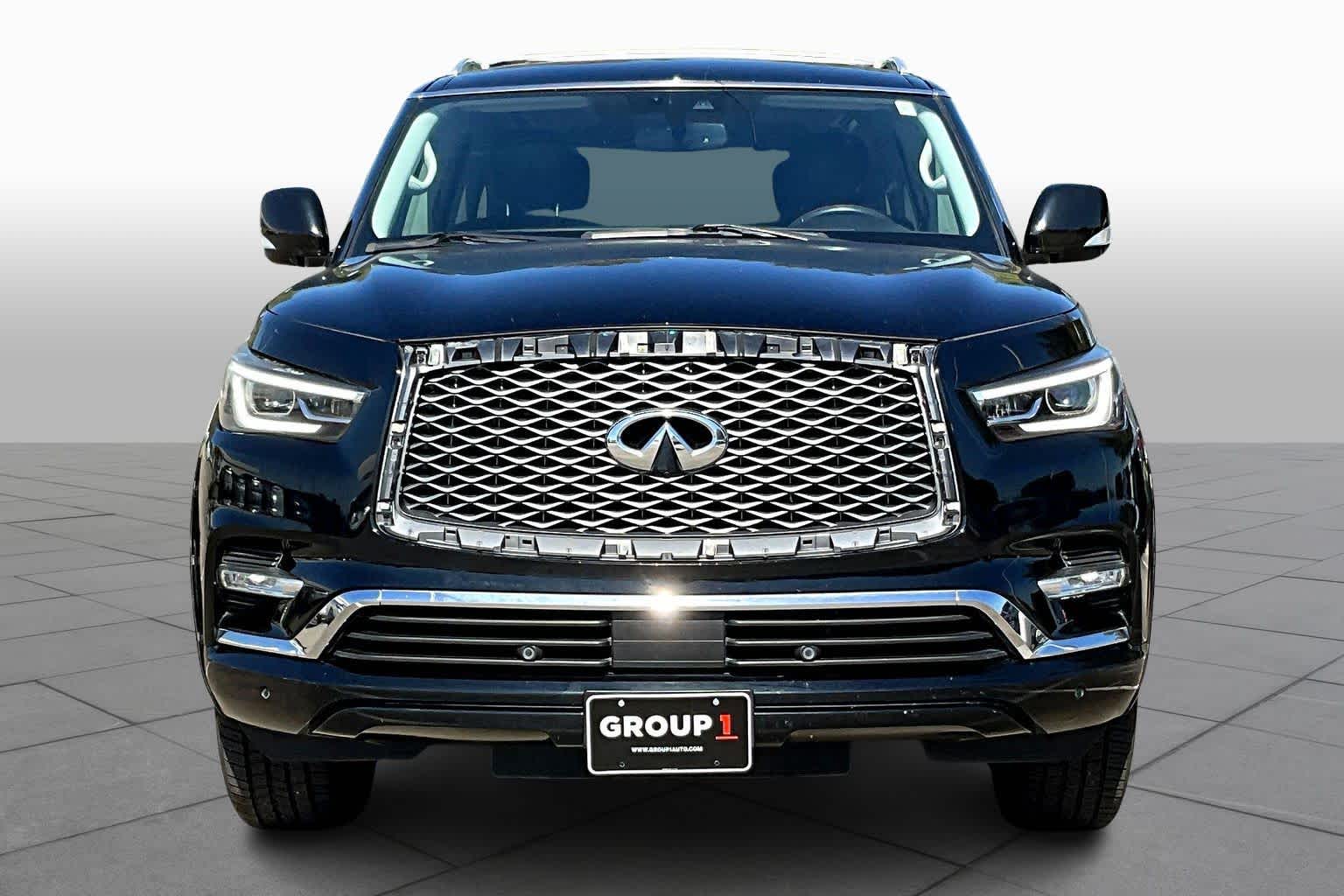 2019 INFINITI QX80 LUXE Black Obsidian at AutoNation Ford Gulf Fwy