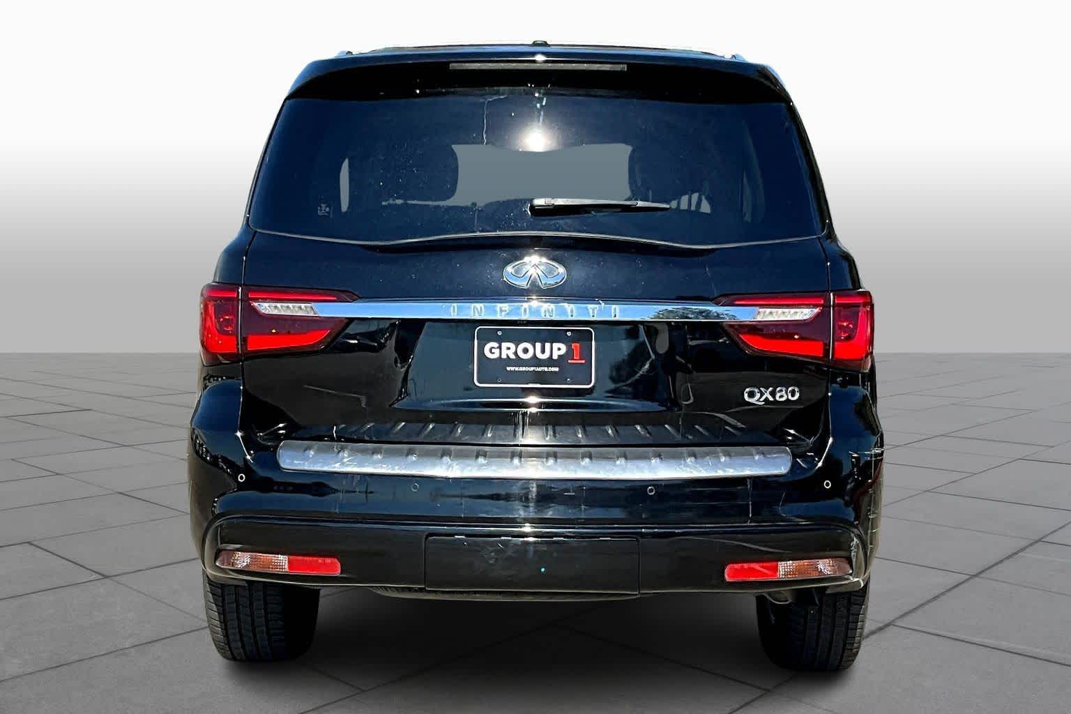 2019 INFINITI QX80 LUXE Black Obsidian at AutoNation Ford Gulf Fwy