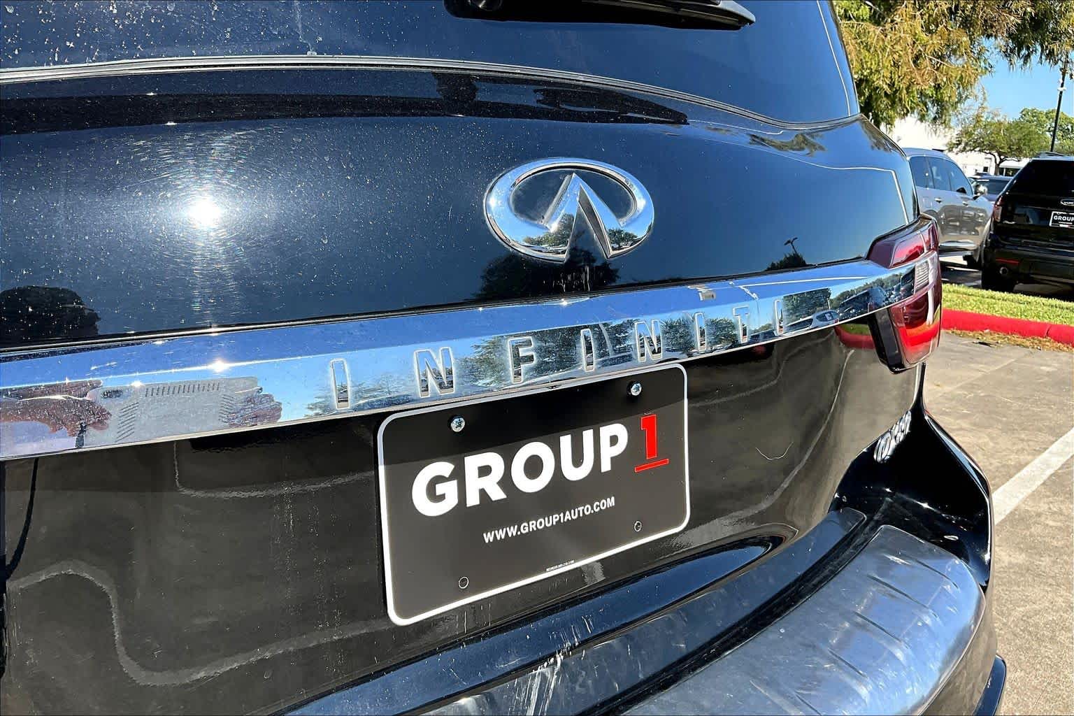 2019 INFINITI QX80 LUXE Black Obsidian at AutoNation Ford Gulf Fwy