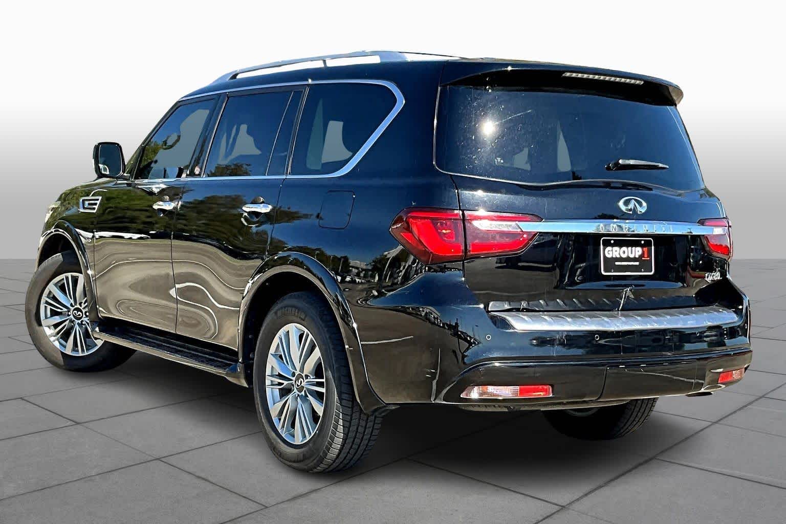 2019 INFINITI QX80 LUXE Black Obsidian at AutoNation Ford Gulf Fwy
