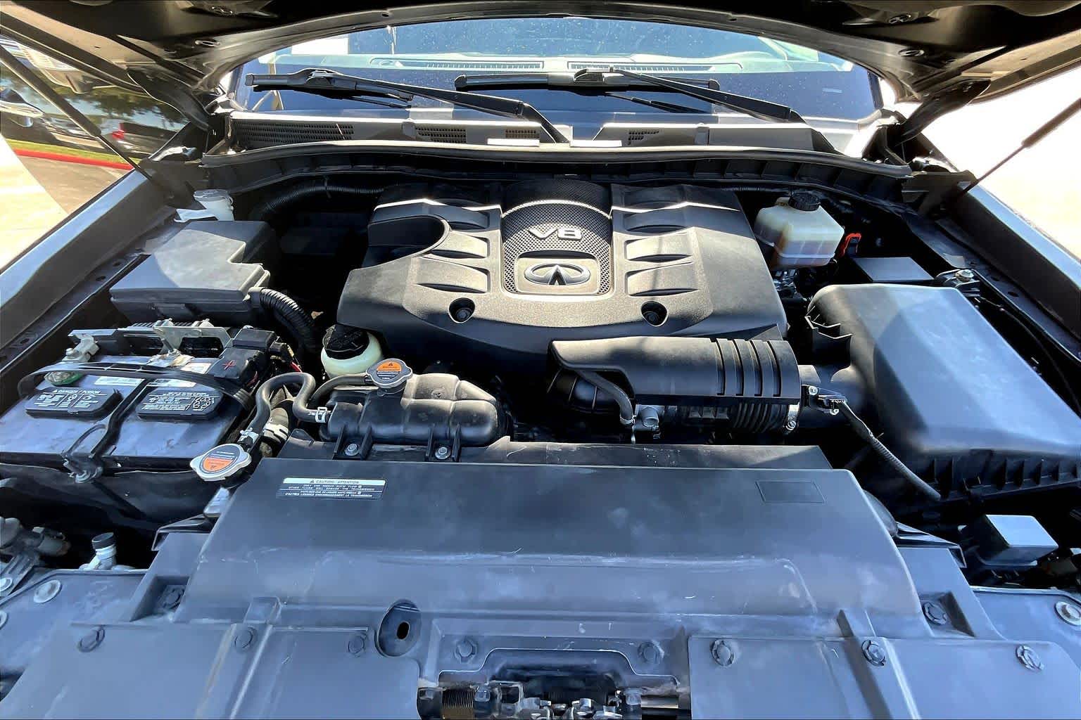 2019 INFINITI QX80 LUXE Black Obsidian at AutoNation Ford Gulf Fwy