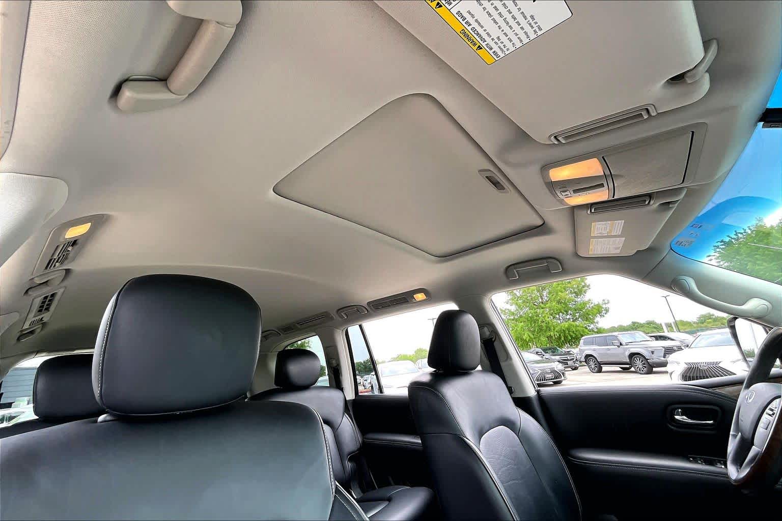 2017 INFINITI QX80  Majestic White at Beck & Masten Kia