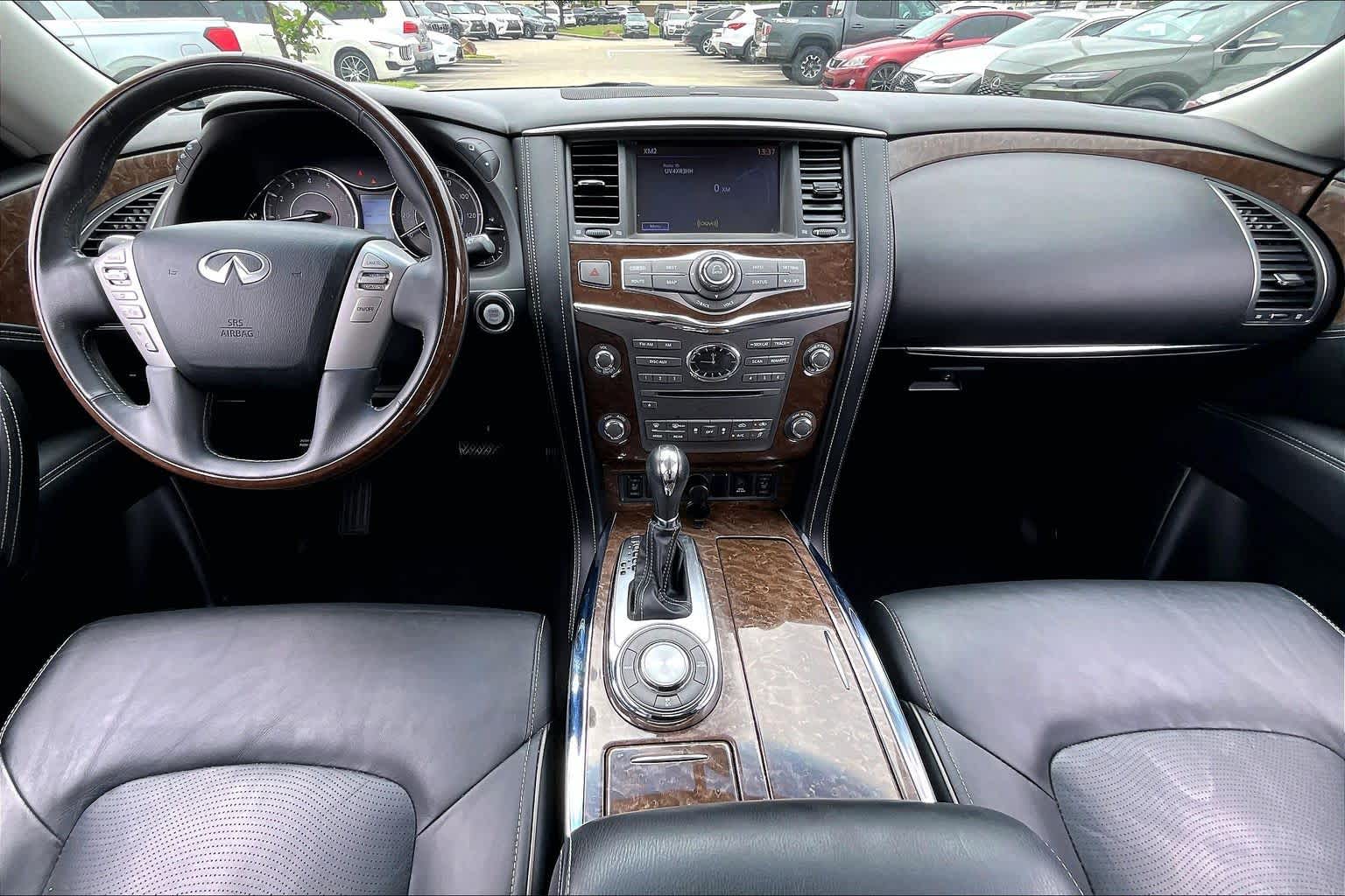 2017 INFINITI QX80  Majestic White at Beck & Masten Kia