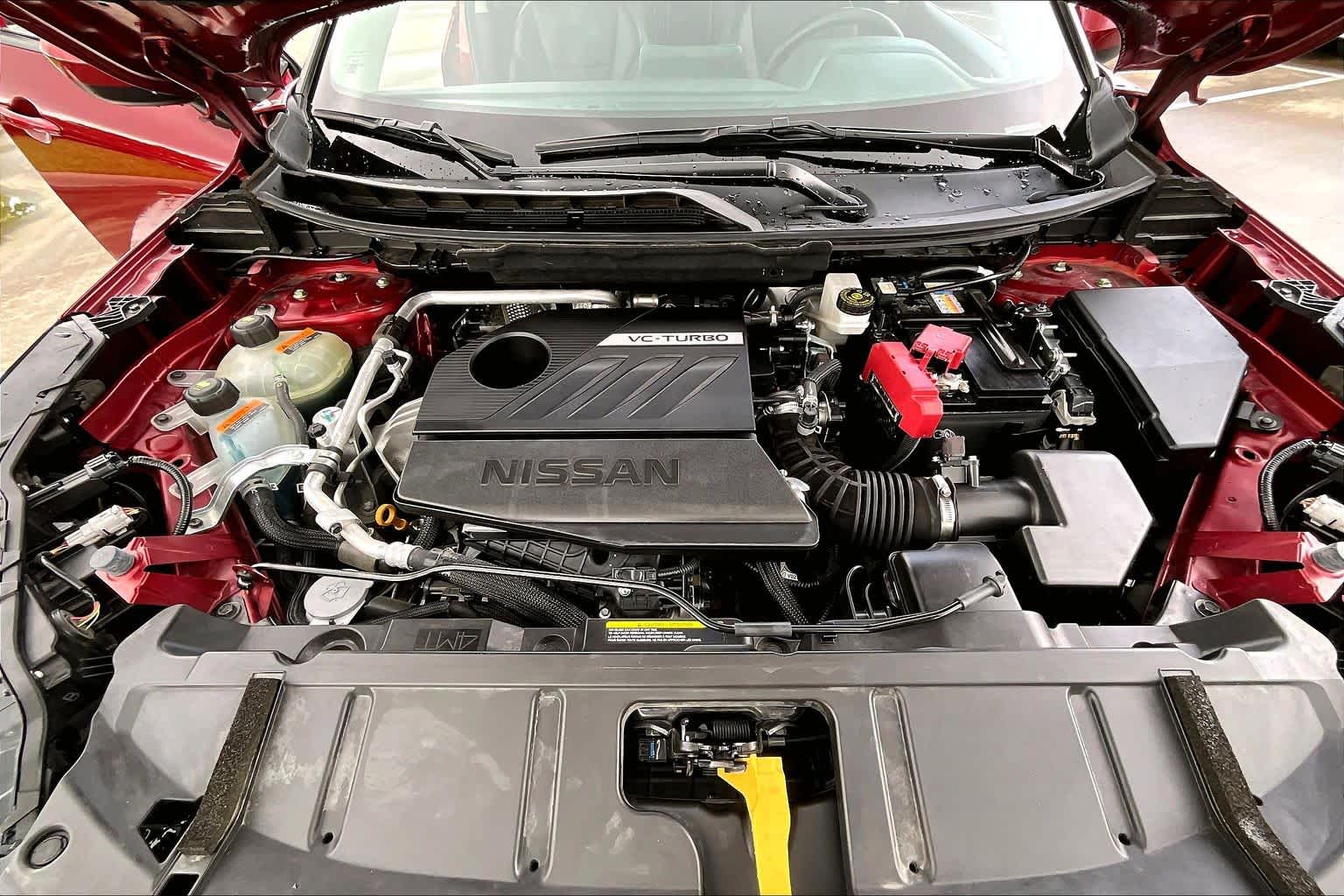 2025 Nissan Rogue SV Scarlet Ember Tintcoat at Sterling McCall Nissan