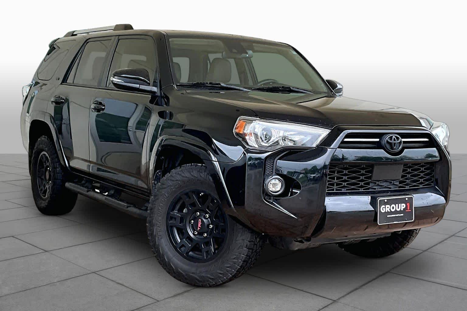 2021 Toyota 4Runner SR5 Premium Midnight Black Metallic at AutoNation Toyota Gulf Fwy