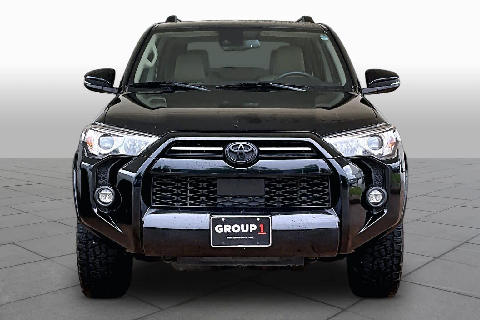 2021 Toyota 4Runner SR5 Premium Midnight Black Metallic at AutoNation Toyota Gulf Fwy