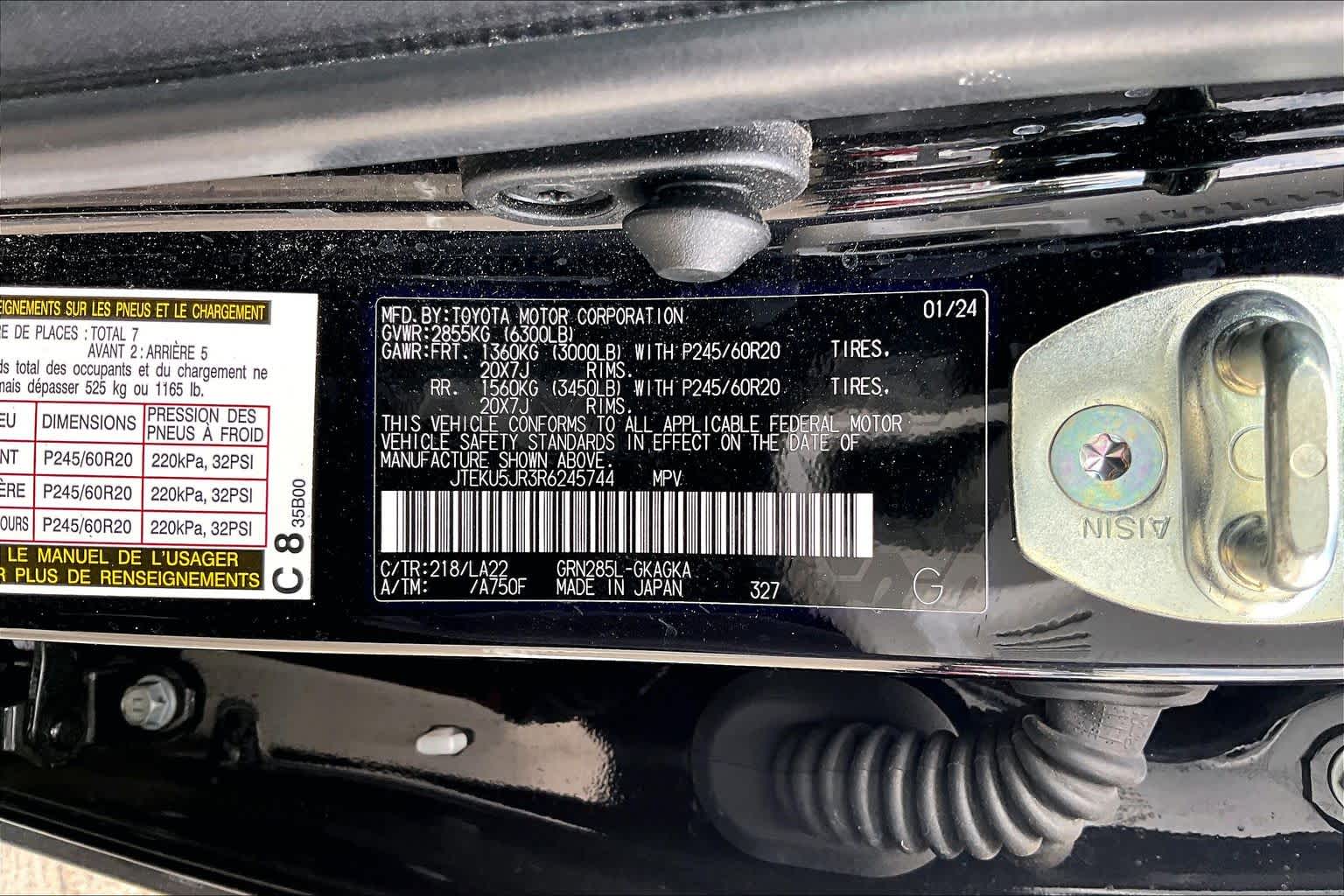 2024 Toyota 4Runner Limited Midnight Black Metallic at Group 1 Toyota Southwest