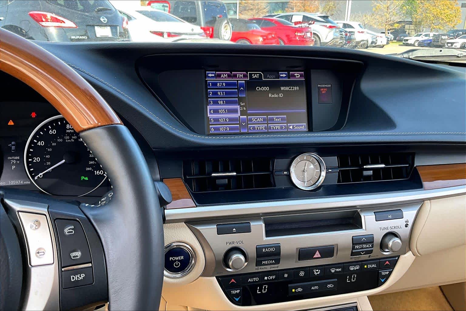 2014 Lexus ES 300h  Hybrid  Nebula Gray Pearl at AutoNation USA Katy
