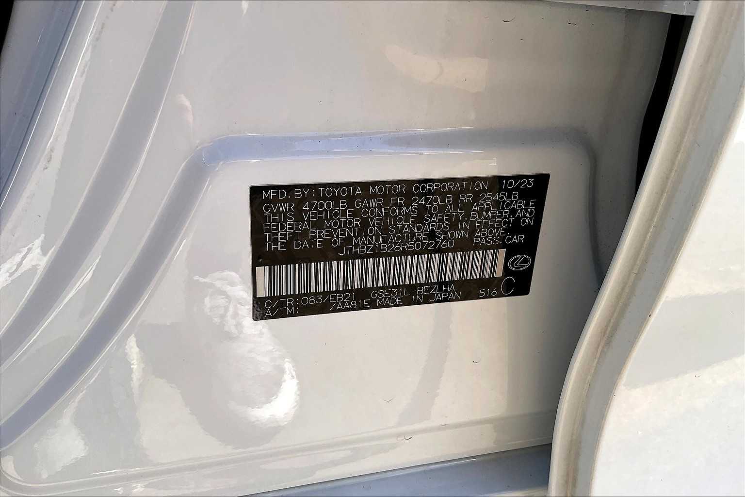 2024 Lexus IS F SPORT Design  Ultra White at Sterling McCall Lexus