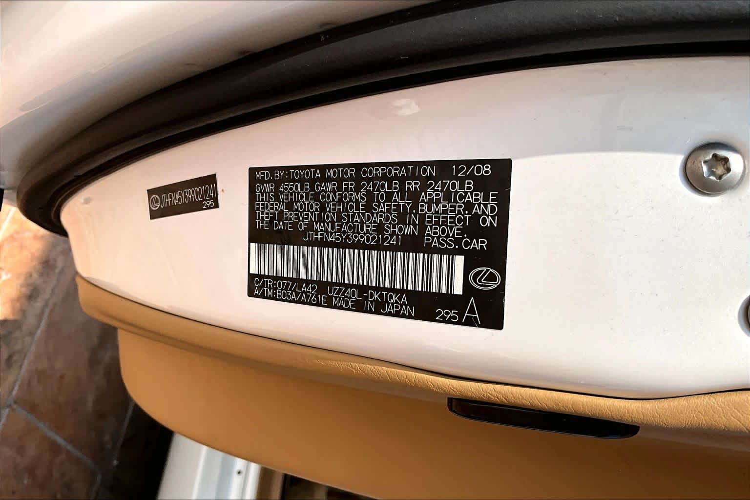 2009 Lexus SC 430  Starfire Pearl at Mac Haik Ford