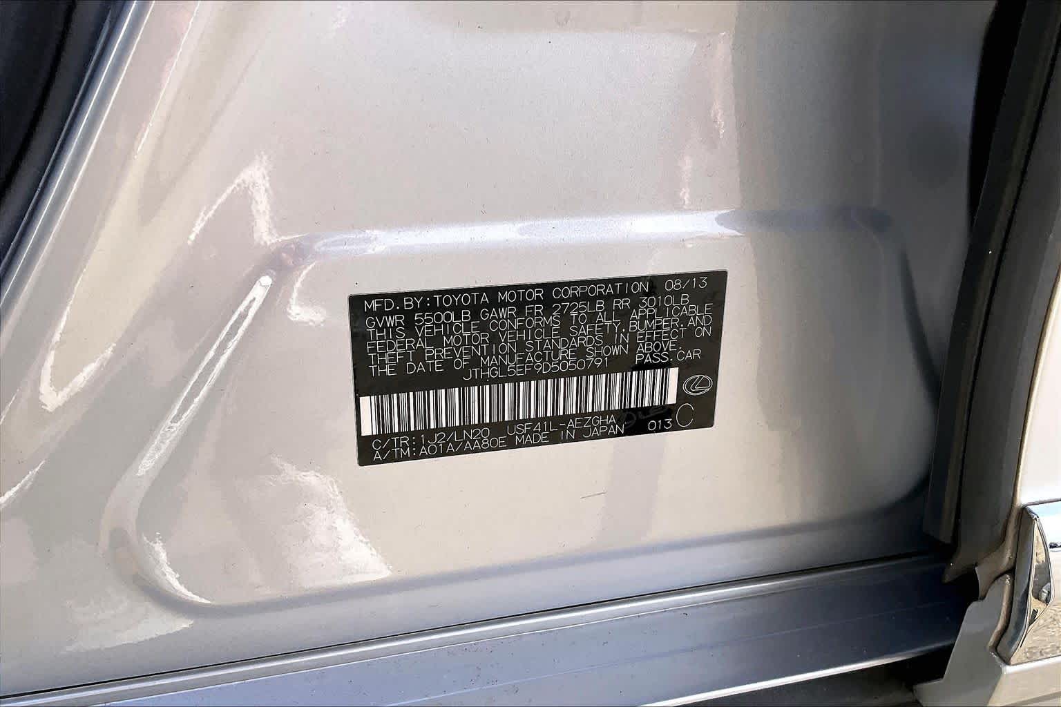 2013 Lexus LS 460  L  Liquid Platinum at Ron Craft Chevrolet Cadillac