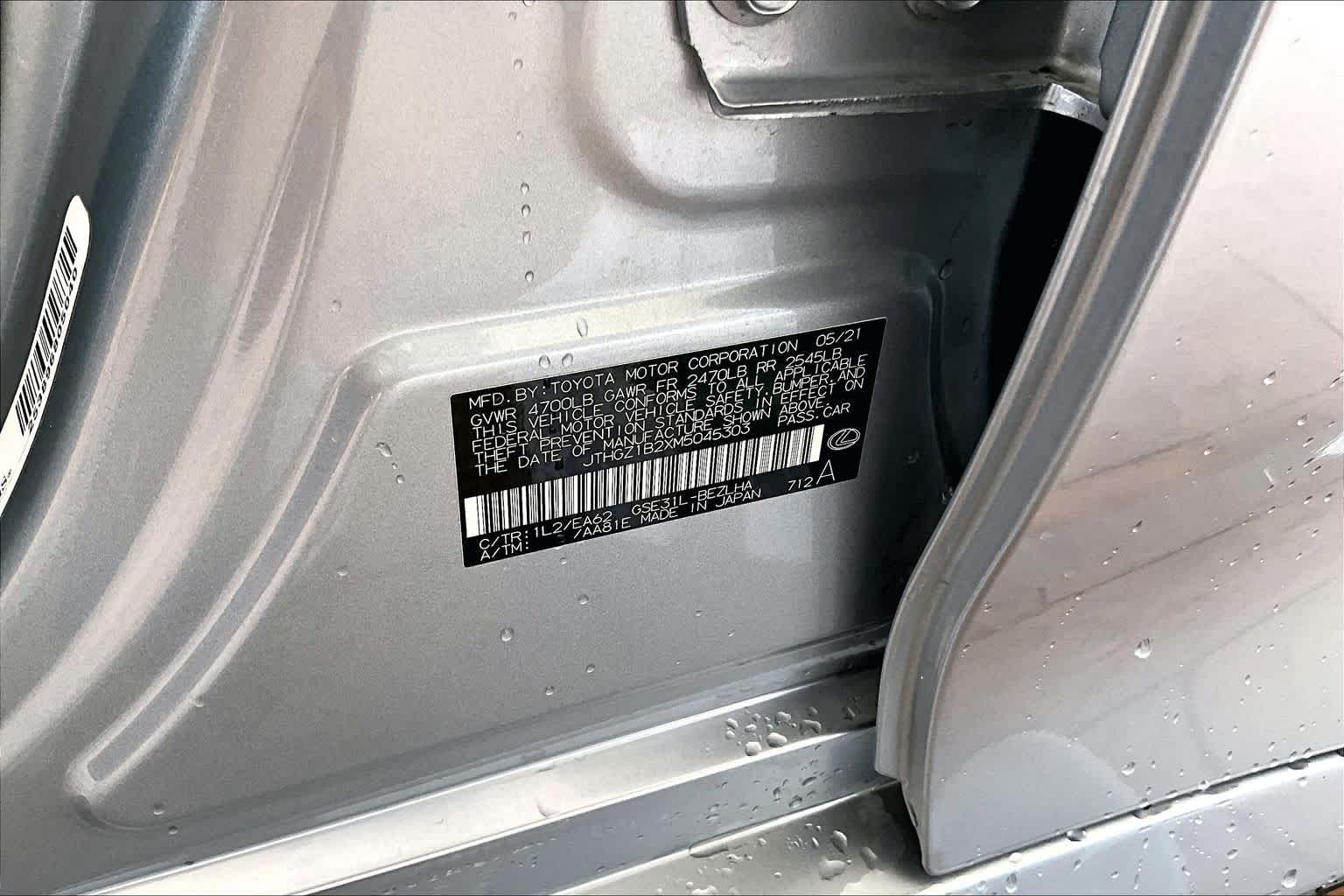 2021 Lexus IS 350 F SPORT  Iridium at Lexus Southwest Houston