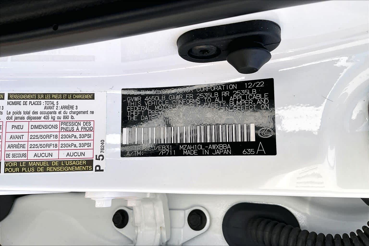 2023 Lexus UX F SPORT Handling  Ultra White w/Obsidian Roof at Lexus Southwest Houston