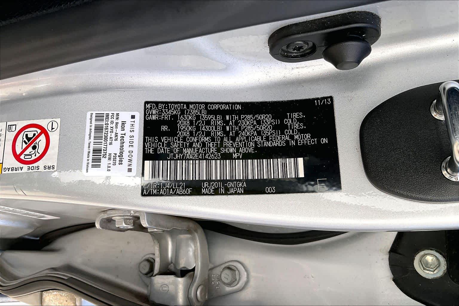 2014 Lexus LX 570  Silver Lining Metallic at Mac Haik Ford