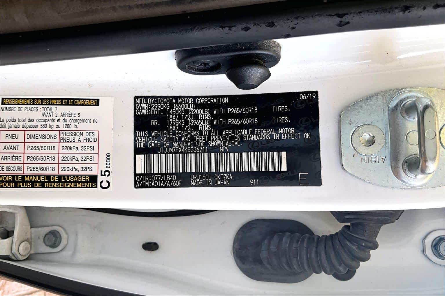 2019 Lexus GX 460 Luxury  Starfire Pearl at Lexus of Clear Lake
