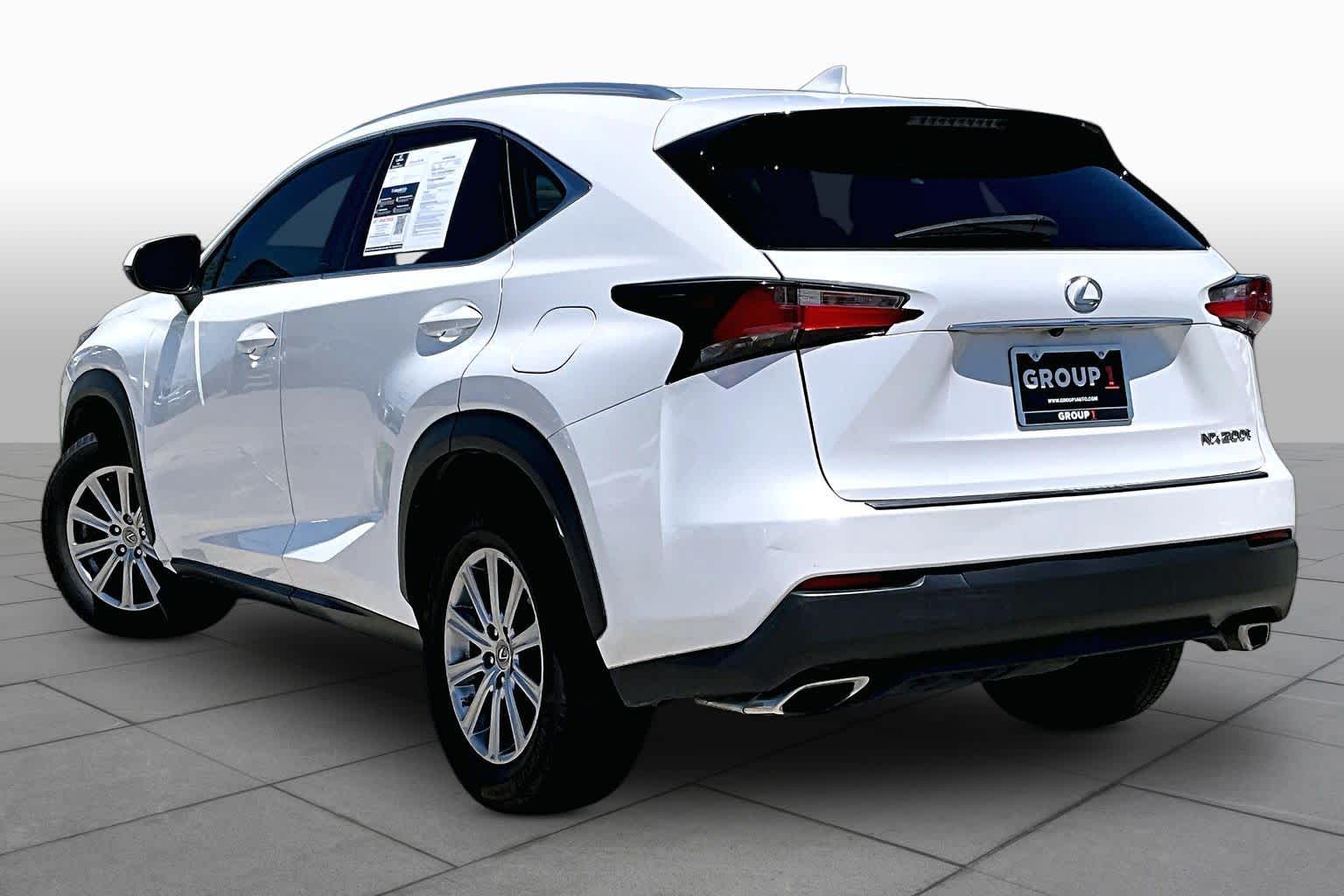 2015 Lexus NX 200t  Eminent White Pearl at Lexus of Clear Lake
