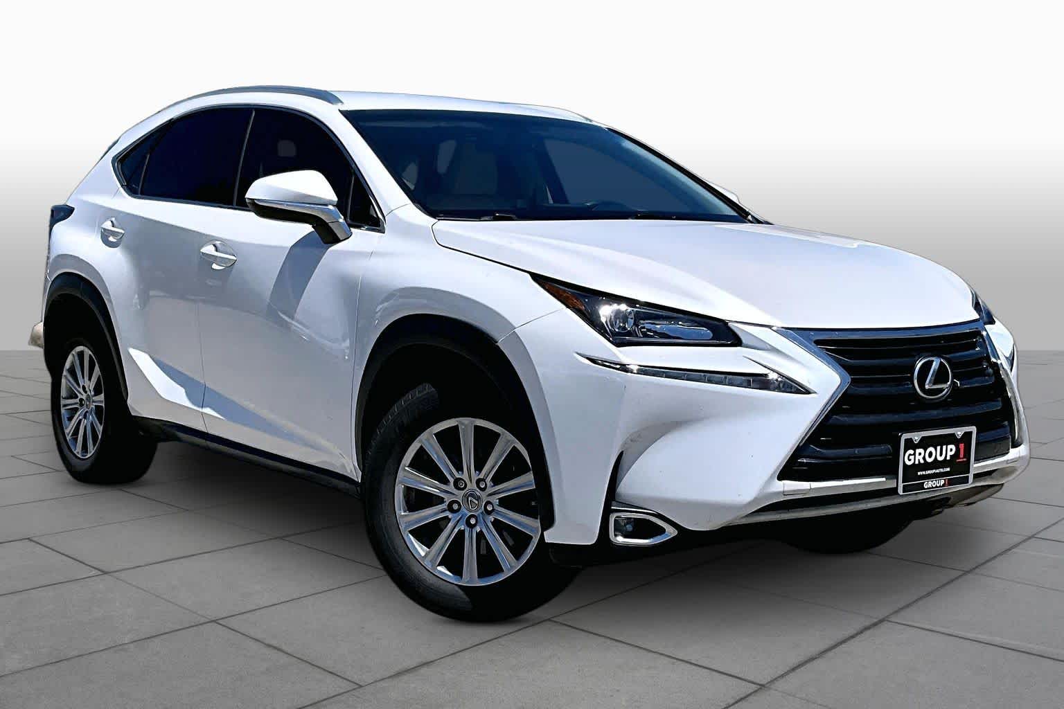 2015 Lexus NX 200t  Eminent White Pearl at Lexus of Clear Lake