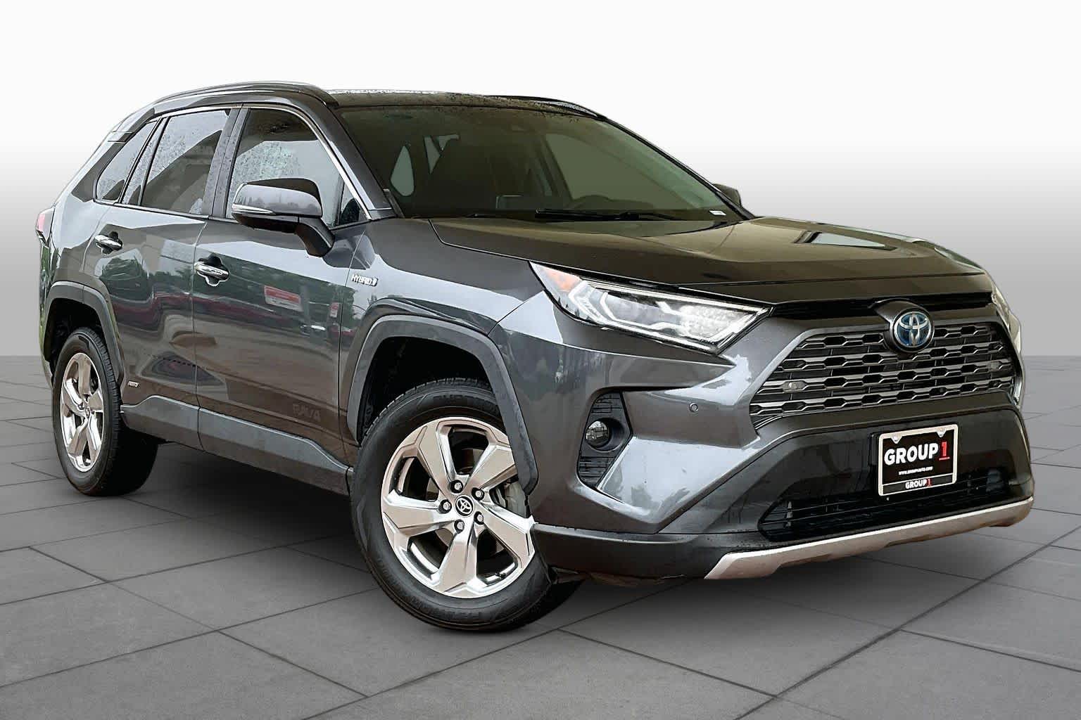 2020 Toyota RAV4 Hybrid Limited Magnetic Gray Metallic at AutoNation USA Houston