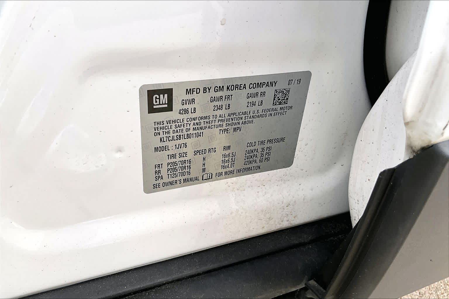 2020 Chevrolet Trax LT Summit White at Lexus Southwest Houston