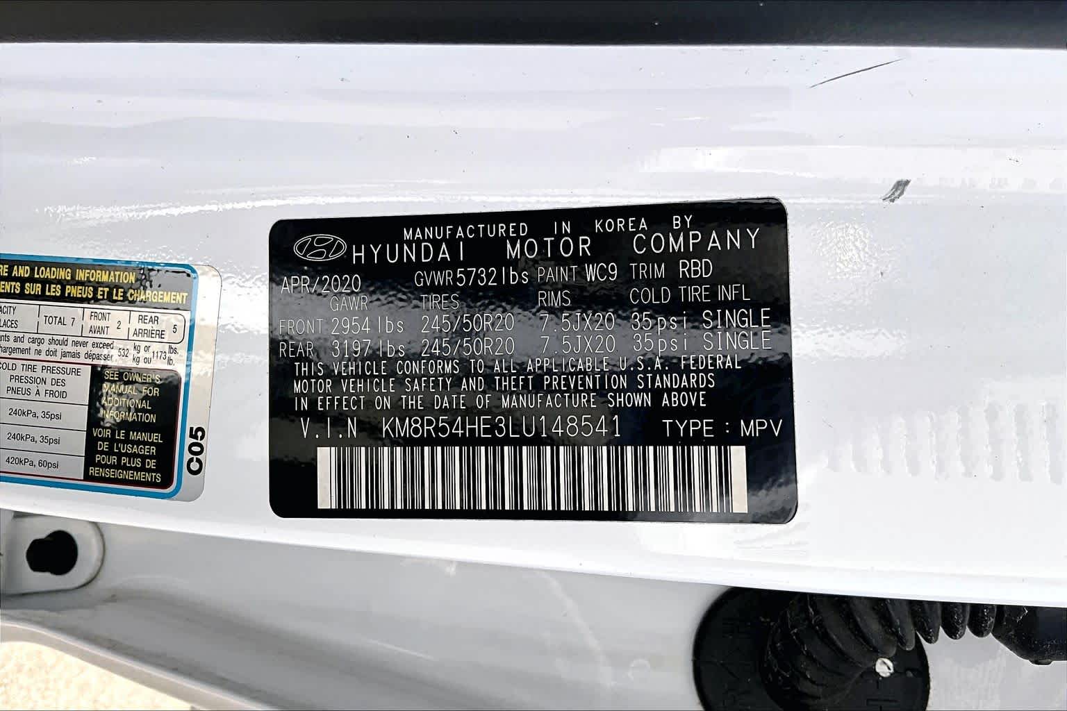 2020 Hyundai Palisade Limited Hyper White at Honda of Clear Lake
