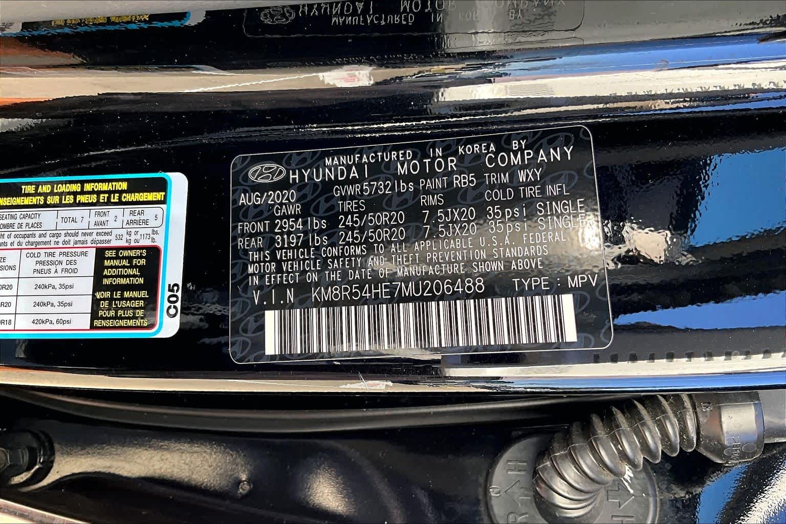 2021 Hyundai Palisade Limited Becketts Black at Honda of Clear Lake