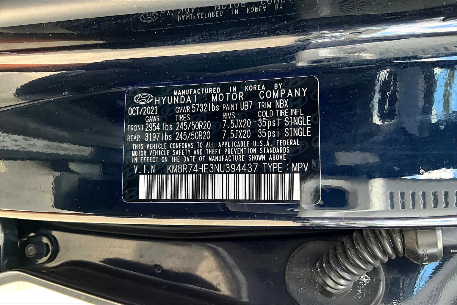 2022 Hyundai Palisade Calligraphy Moonlight Cloud at HGreg Houston