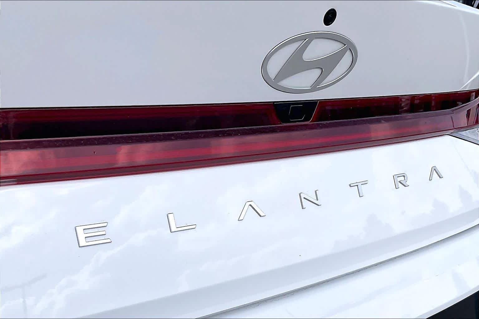 2025 Hyundai Elantra SEL Convenience Serenity White at Group 1 Toyota Southwest