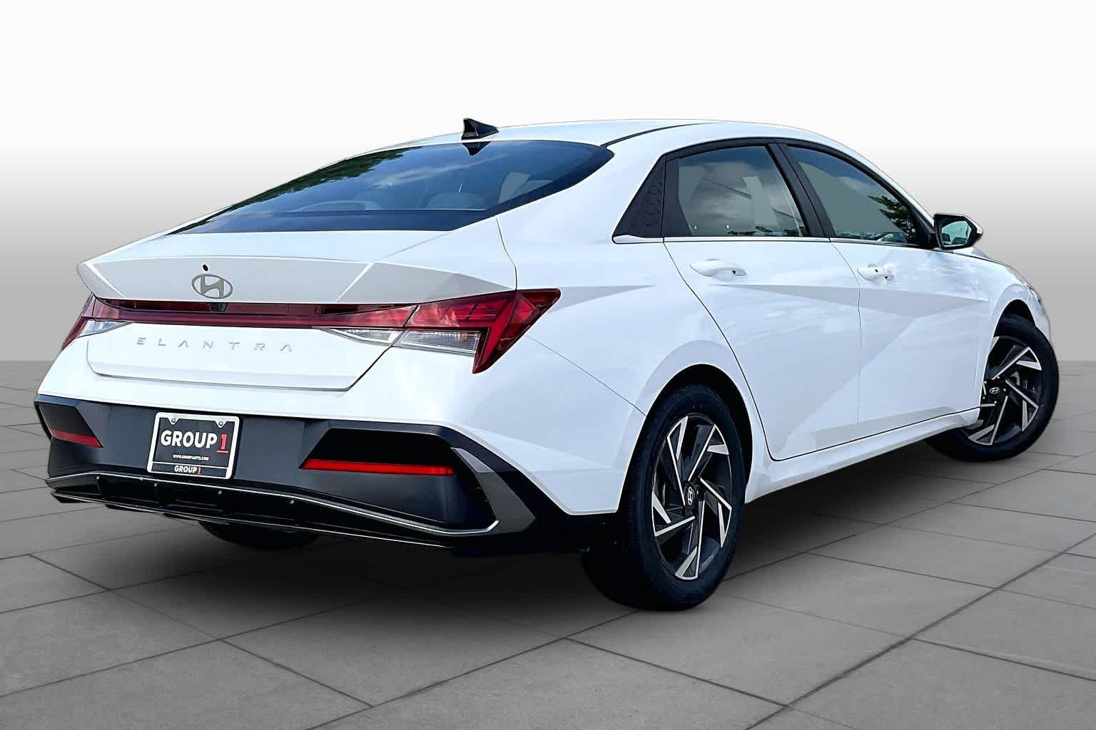 2025 Hyundai Elantra SEL Convenience Serenity White at Group 1 Toyota Southwest