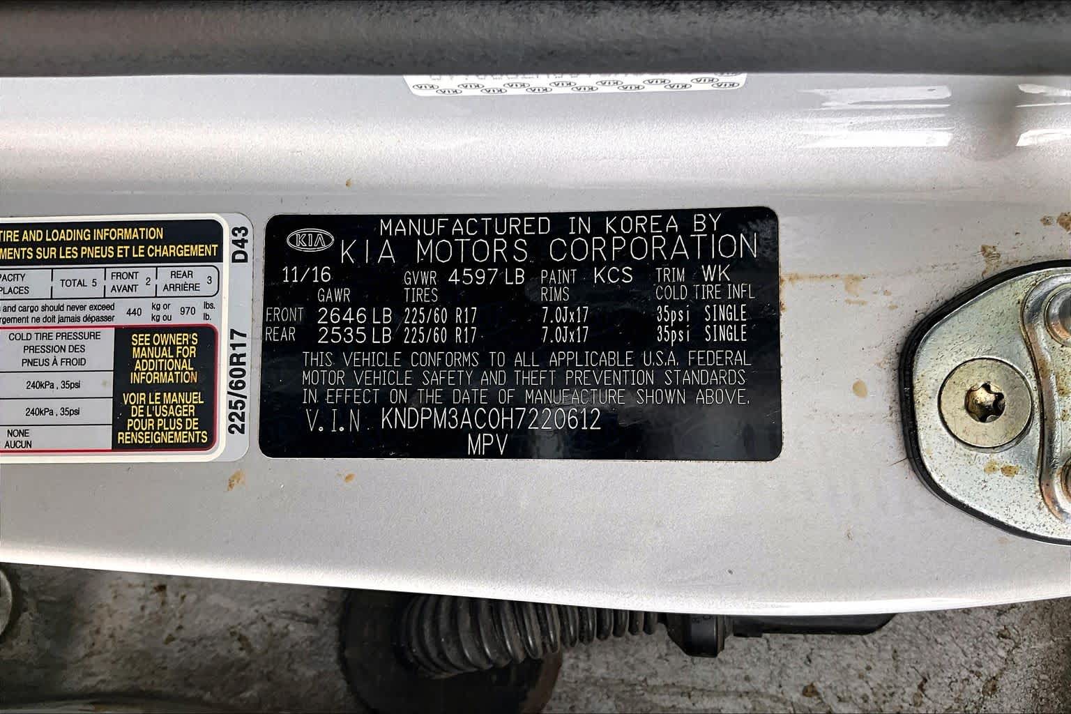 2017 Kia Sportage LX Sparkling Silver at HGreg Houston