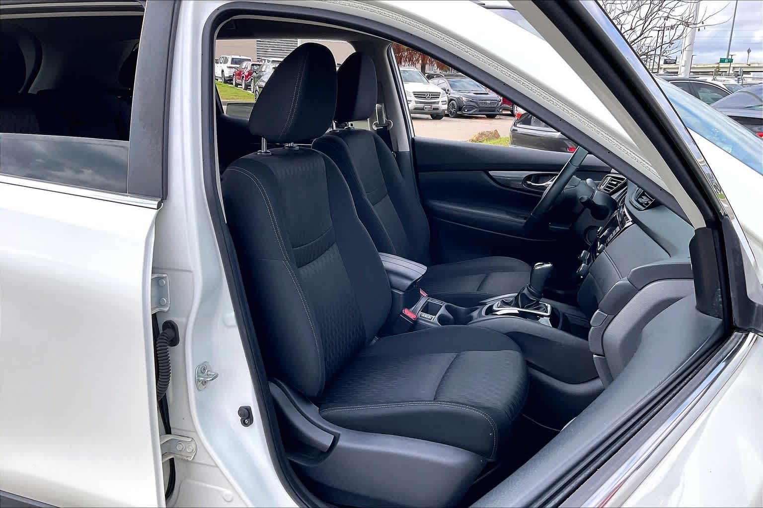 2018 Nissan Rogue SV Pearl White at Mercedes-Benz of Houston North