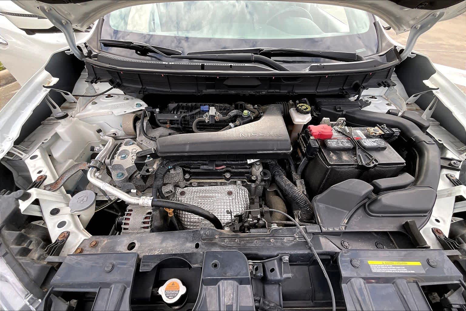 2018 Nissan Rogue SV Pearl White at Mercedes-Benz of Houston North