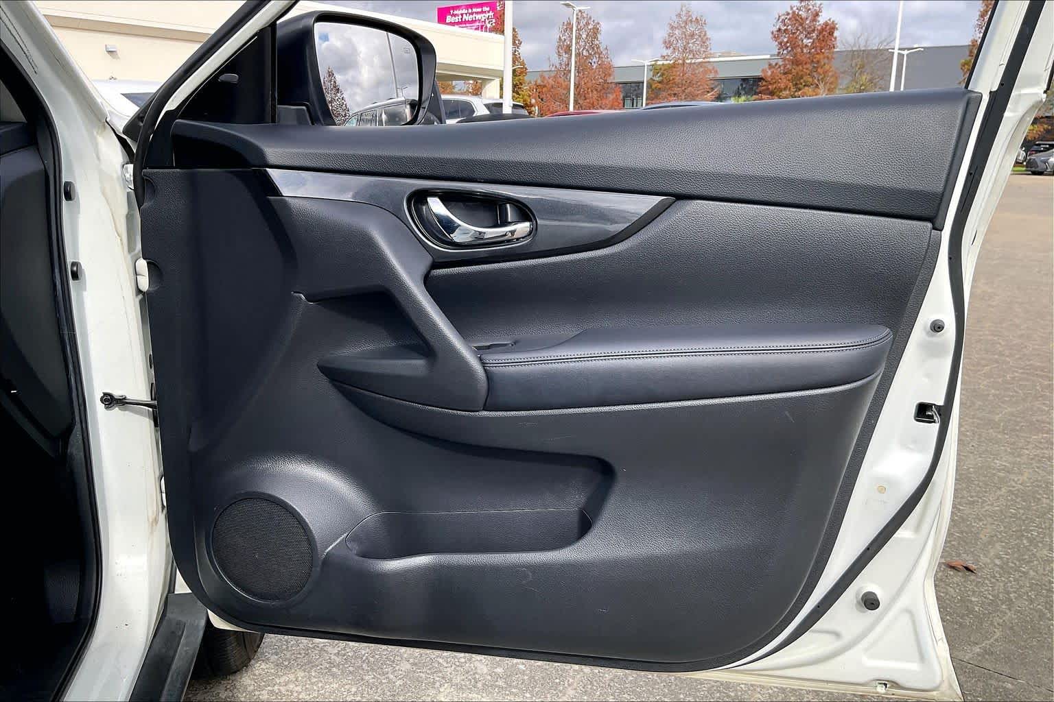 2018 Nissan Rogue SV Pearl White at Mercedes-Benz of Houston North